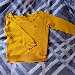 Burberry Golden Mustard Crewneck Sweater